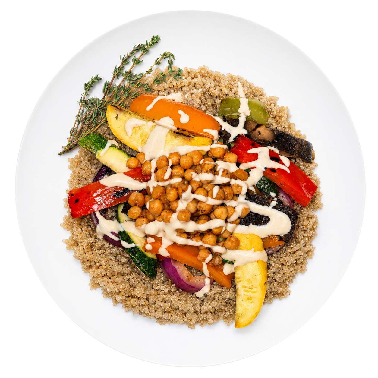 Roasted Veggie & Chickpea Power Bowl