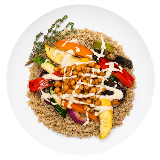 Roasted Veggie & Chickpea Power Bowl